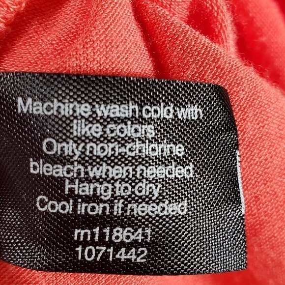 Lane Bryant Floral Mesh Lace Yoke Short Sleeve Tee Coral Pink Size 18/20 - Picture 7 of 9